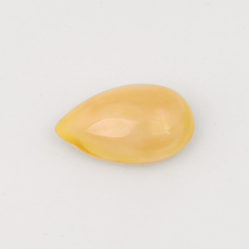 Pear Yellow Color Opal Gemstone 4.25 Carat