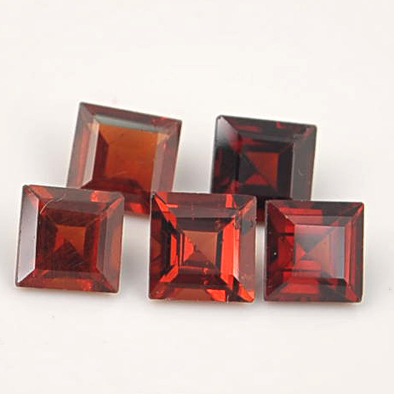 2.25 Carat Red Color Square Garnet Gemstone