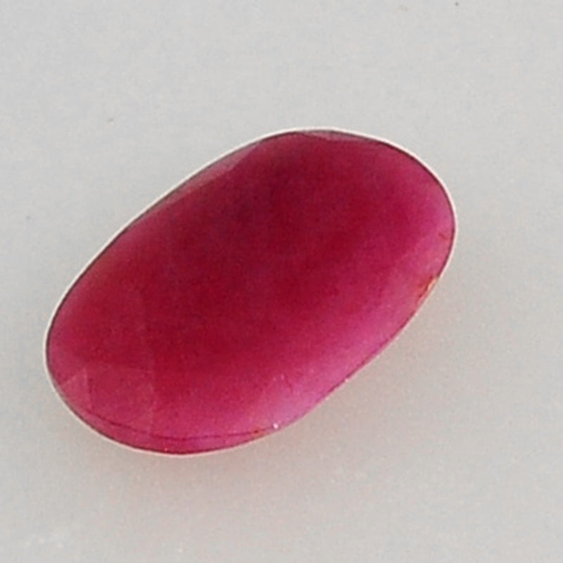 3.90 Carat Red Color Oval Ruby Gemstone