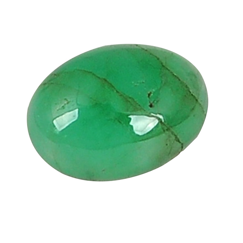 Oval Green Color Emerald Gemstone 2.85 Carat