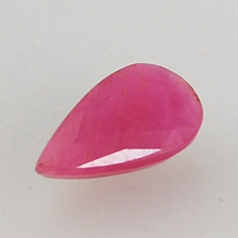 4.65 Carat Red Color Pear Ruby Gemstone