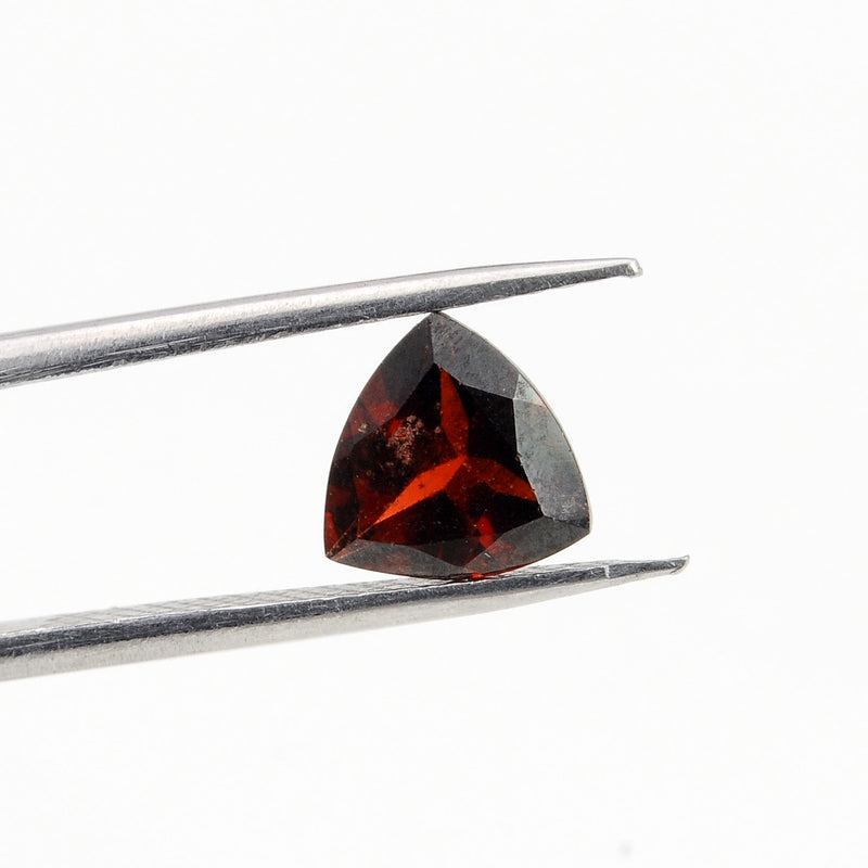 13.52 Carat Red Color Trillion Garnet Gemstone