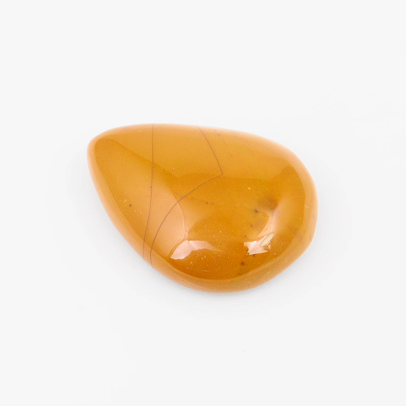 Pear Brown Color Jasper Gemstone 31.4 Carat