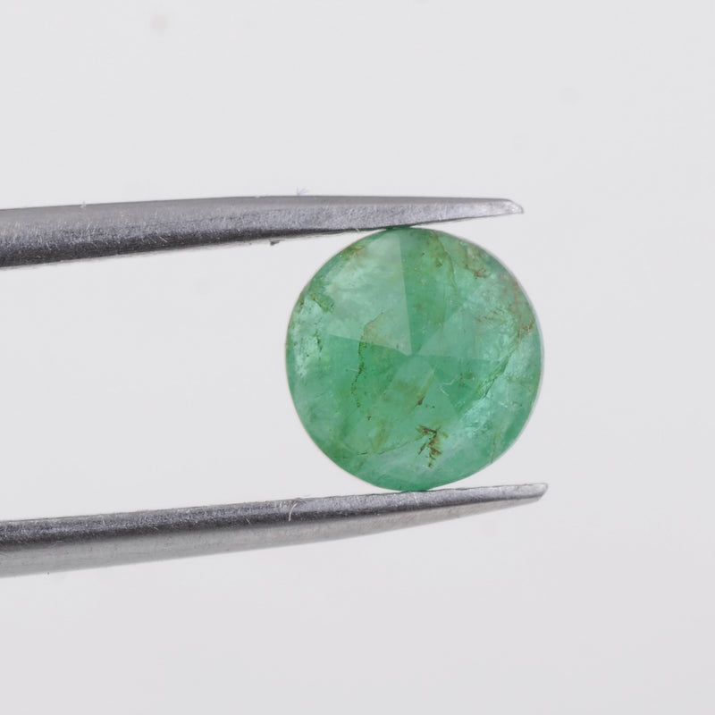 24.7 Carat Round Green Emerald Gemstone