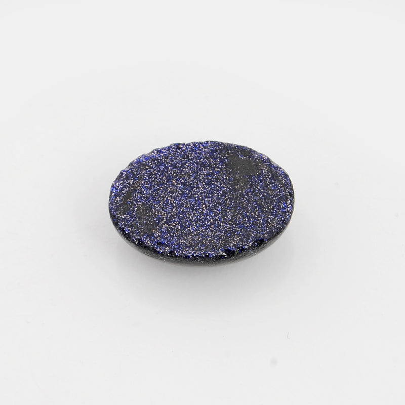 8.85 Carat Blue Color Round Sunstone Gemstone