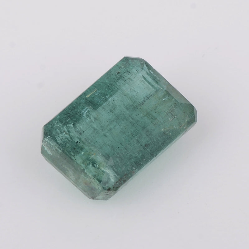 1 pcs Emerald  - 9.72 ct - Octagon - Green - Transparent