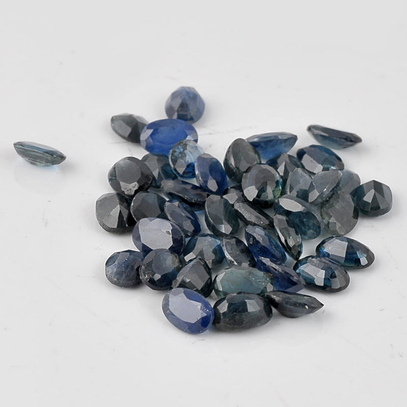 24.65 Carat Blue Color Oval Sapphire Gemstone